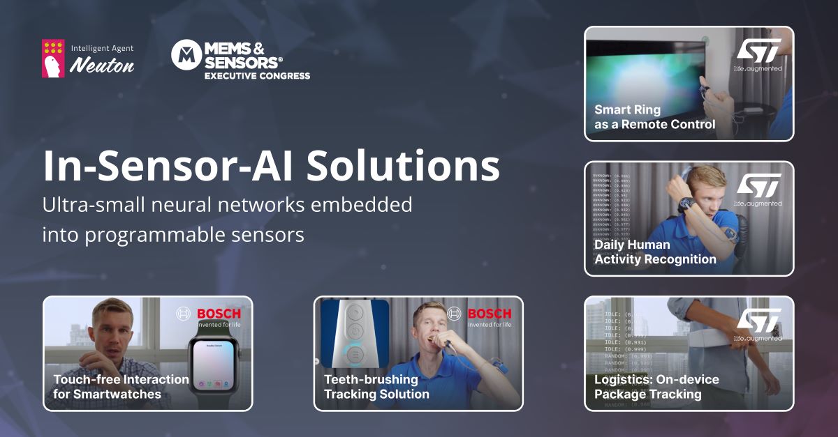 Neuton.AI presented In-Sensor AI at MEMS & Sensors Executive Congress 2023