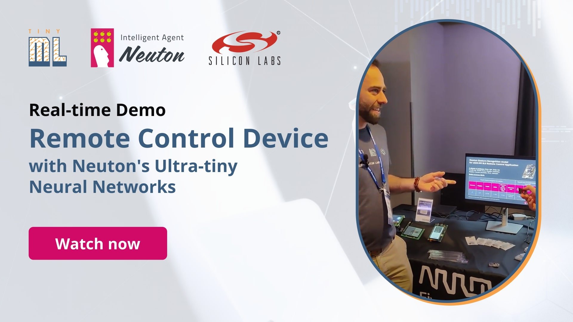 Remote Control Device Demo at the TinyML Forum 2023